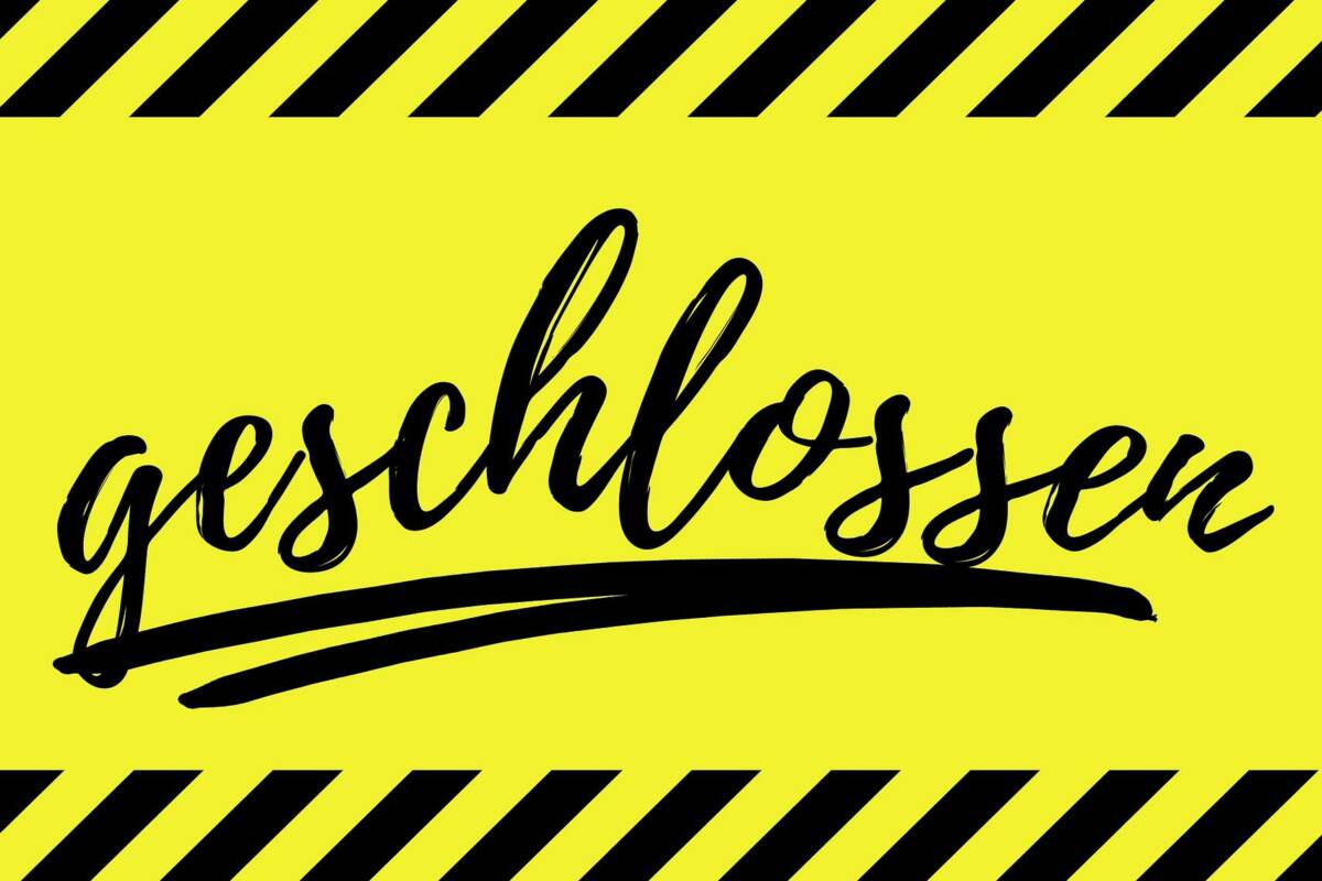 geschlossen